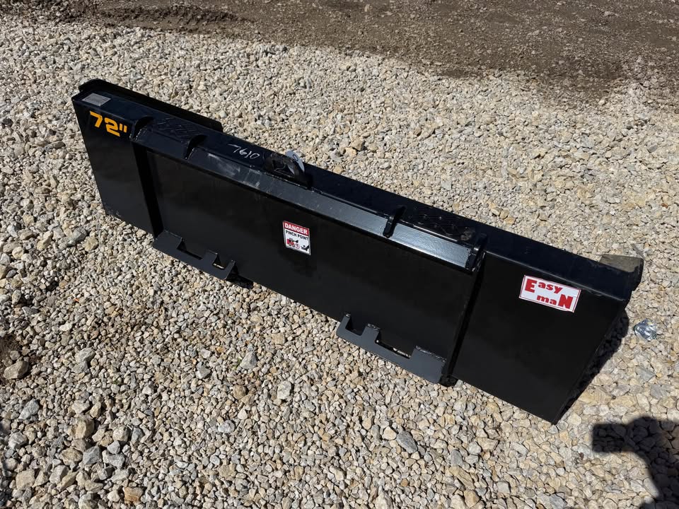 New Easy Man 72" & 84” Skid Steer Buckets
