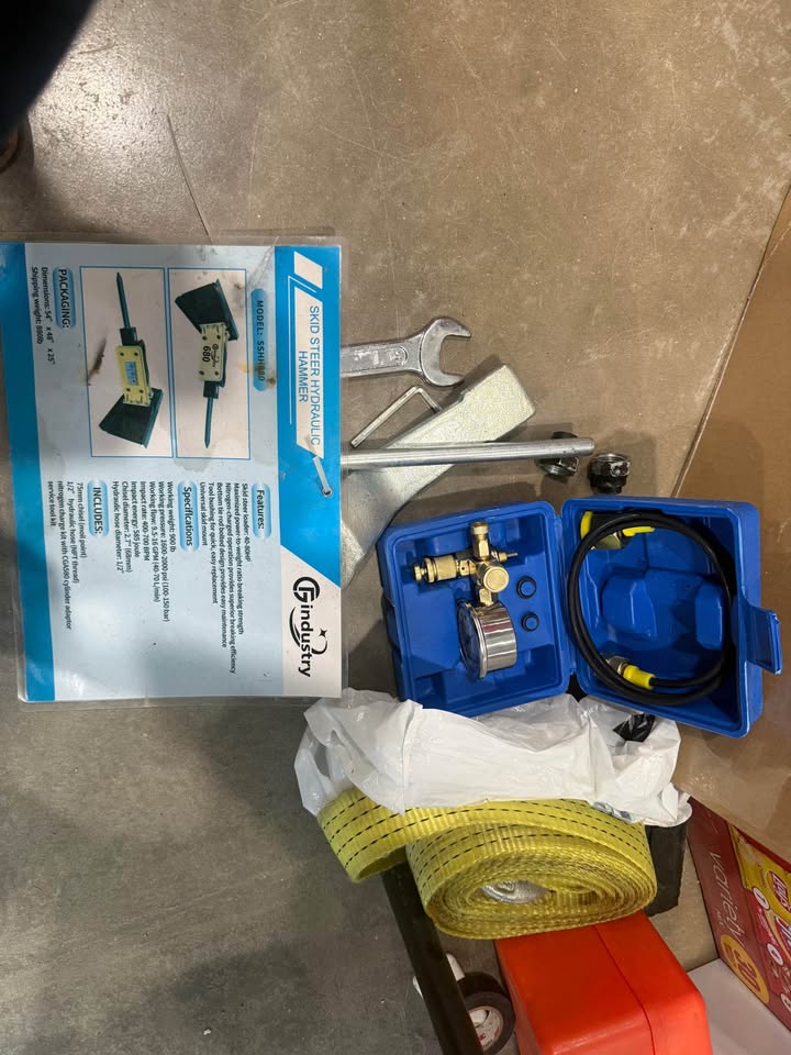 New CF Industry 680 Skid Loader Cement Breaker