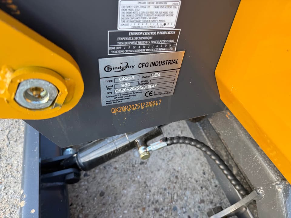 New 2025 CF Industry QK 20 Mini Excavator