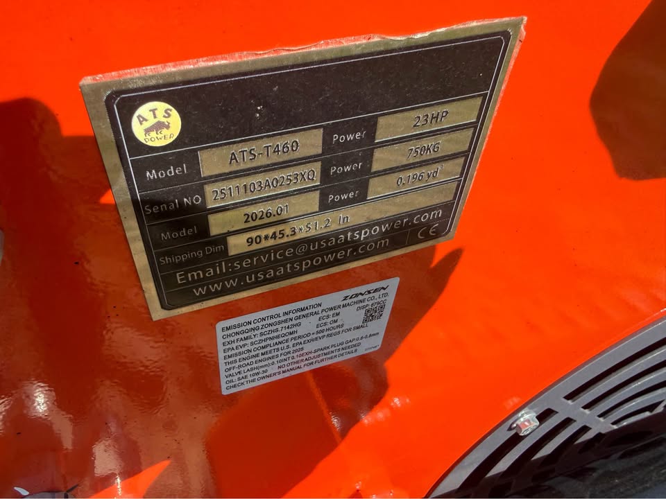 New 2026 ATS 23hp Mini Skidloader