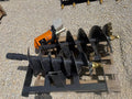 Wolverine Skidloader Post Hole Digger W/ 12”, 18” Bits
