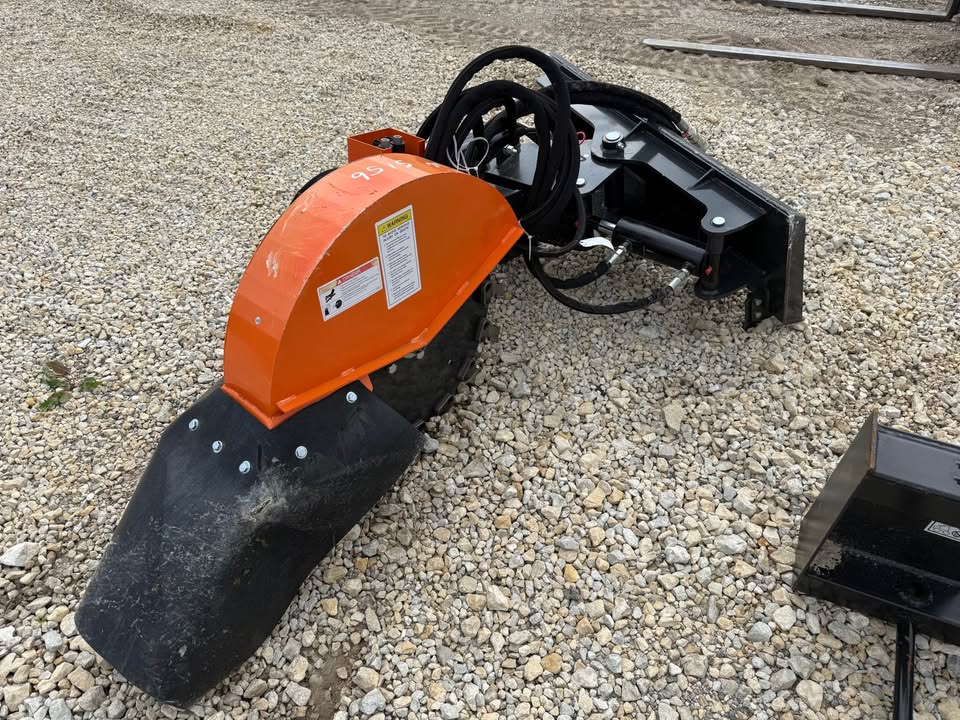 New Wolverine Skidloader Stump Grinder