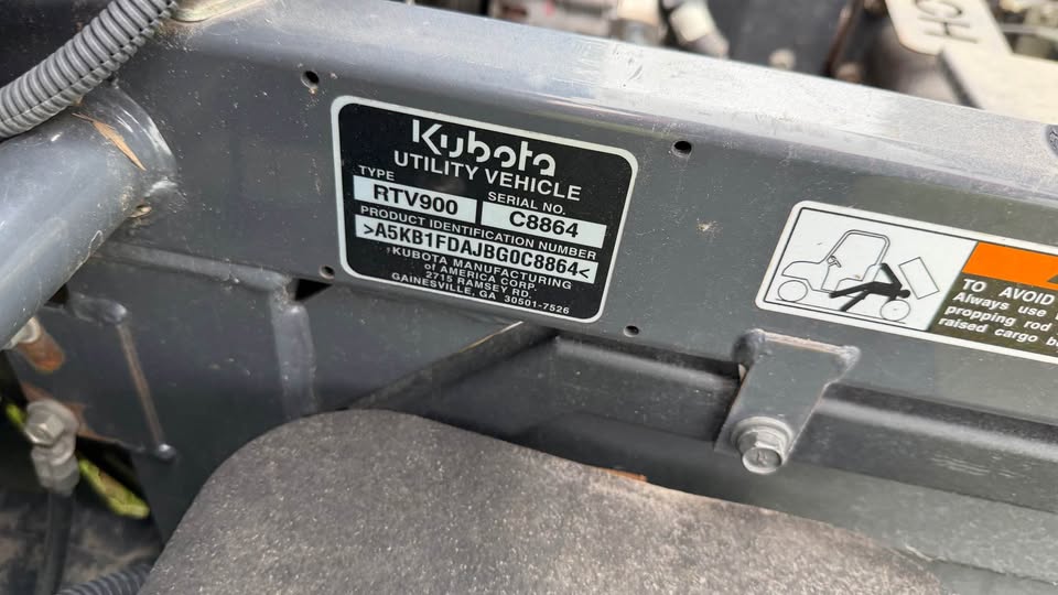 2011 Kubota RTV 900XT