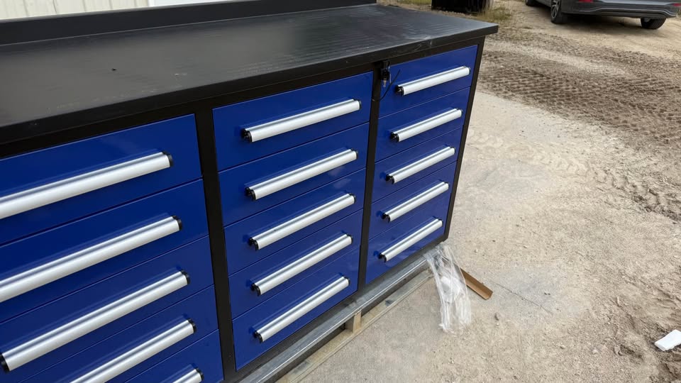 Steelman 10ft 25 Drawer Work Bench