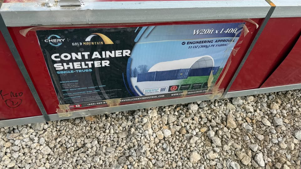Gold Mountain 20X40FT Container Shelter