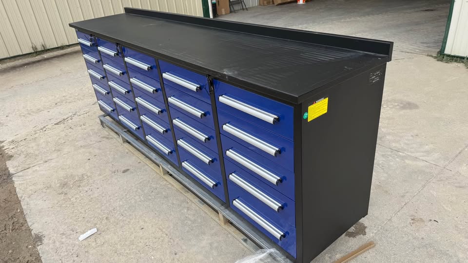 Steelman 10ft 25 Drawer Work Bench