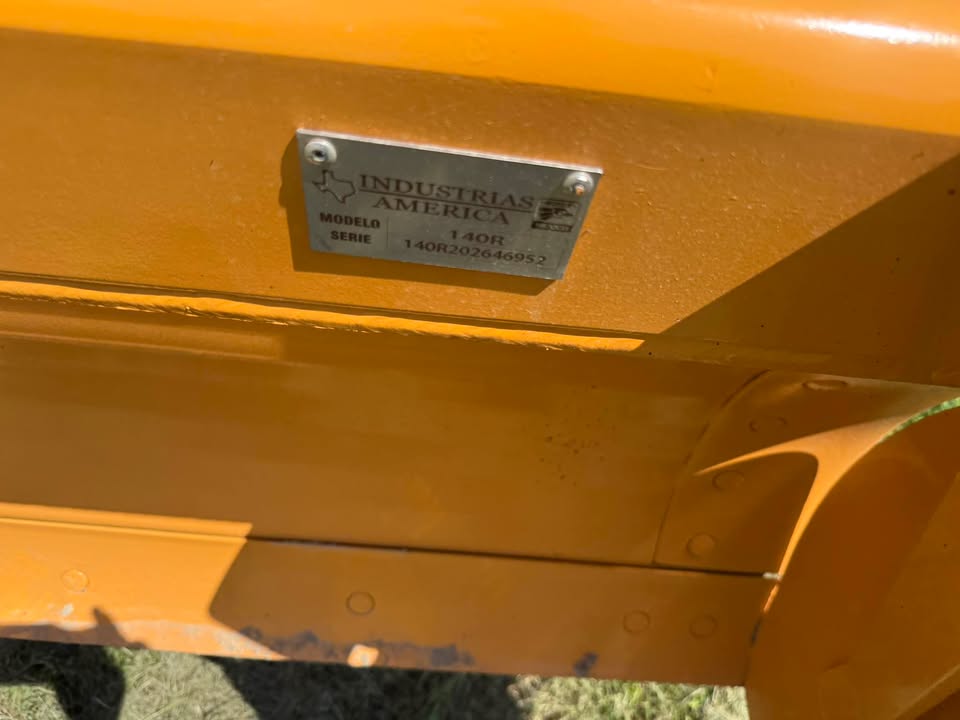 2026 Industrias America 140R Grader Blade