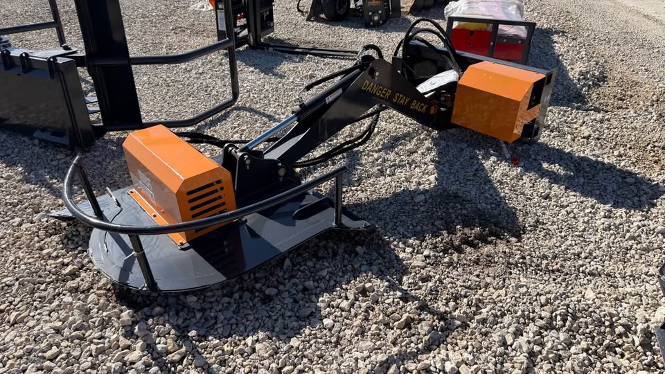 Land honor Skidloader Articulating Brush Cutter