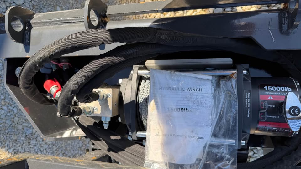 Land Honor 15k Pound Skidloader Hydraulic Winch