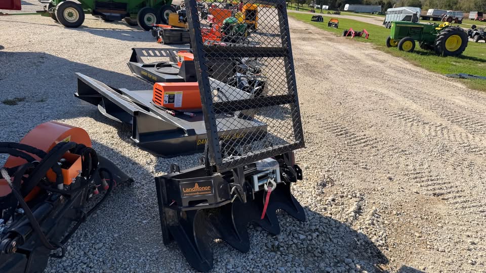 Land Honor 15k Pound Skidloader Hydraulic Winch